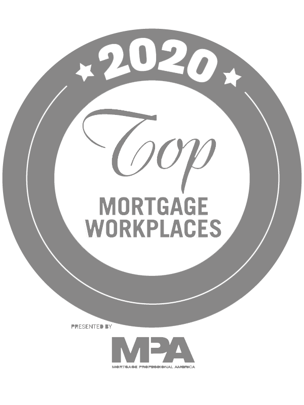 MPA Top Mortgage Workplace 2020 Mann Mortgage badge